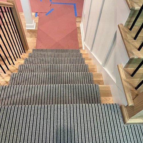 Carpet Stairs by Bridgeport Carpet, Hardwood and Tile