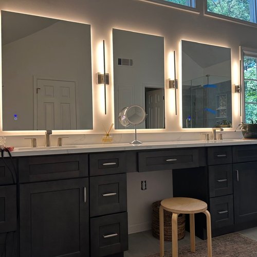 Bathroom Vanity Remodel by Bridgeport Carpet, Hardwood and Tile