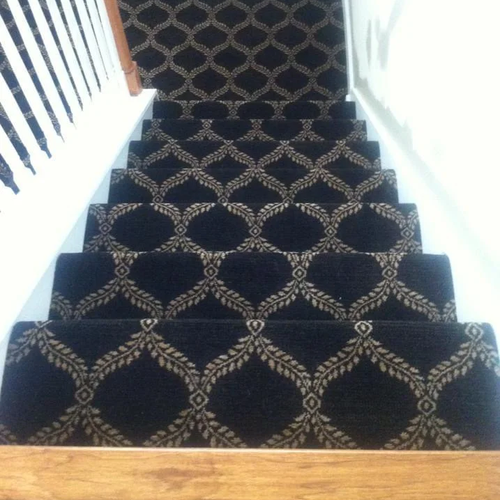 Carpet stair runner in Roswell, GA from Bridgeport Carpets
