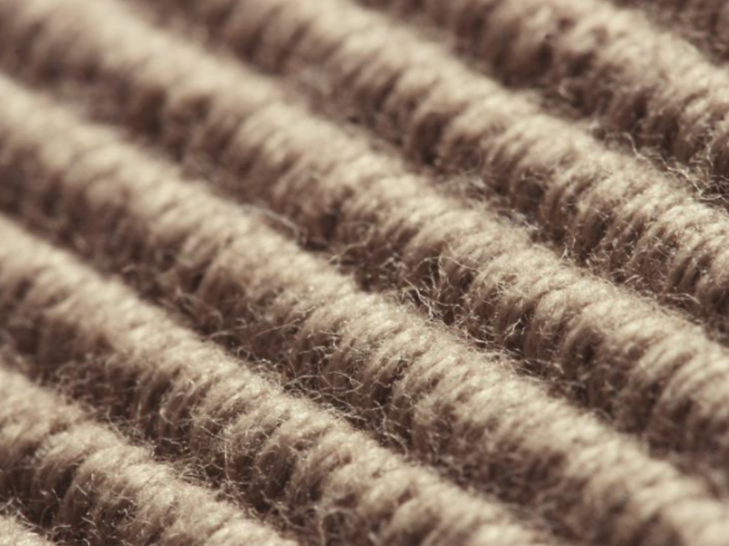 Closeup of carpet fibers