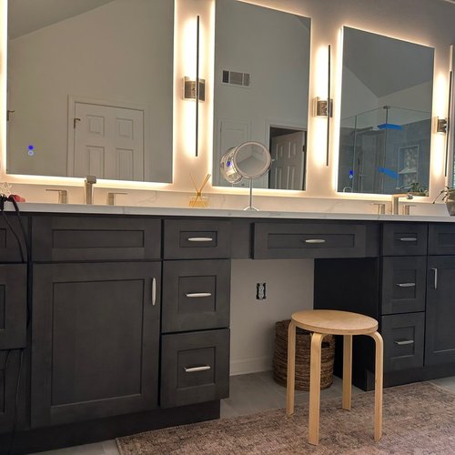 Bathroom Vanity Remodel by Bridgeport Carpet, Hardwood and Tile